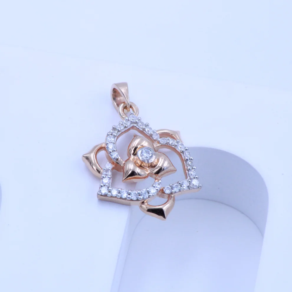 Abstract Triangle Pendant