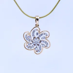 Floral Crest Pendant