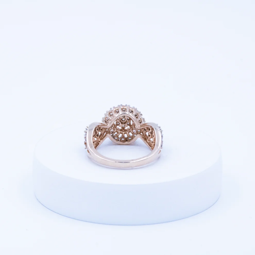 Classic Halo Silver Ring