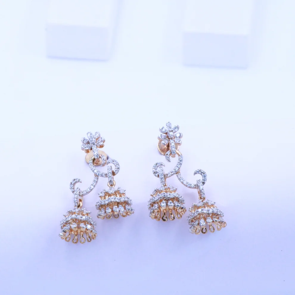 Traditional Dangling Jhumka Earrings