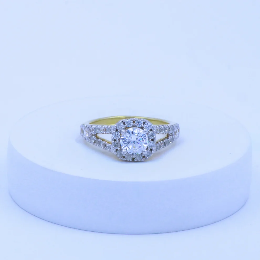 Classic Cushion Halo Ring