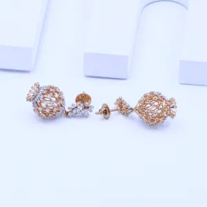 Classic Floral Jhumka Earrings