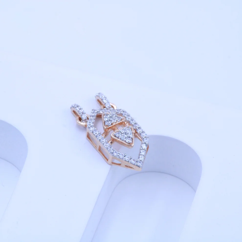 Minimal Square Frame Pendant